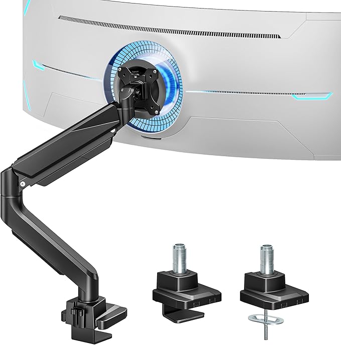 ARES WING Ultrawide Single Monitor Arm, Heavy Duty Monitor Mount by ARESWING