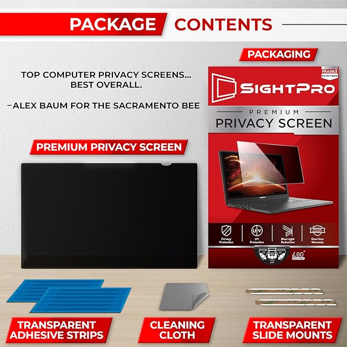 17.3 Inch 16:9 Laptop Privacy Screen Filter - Image 6