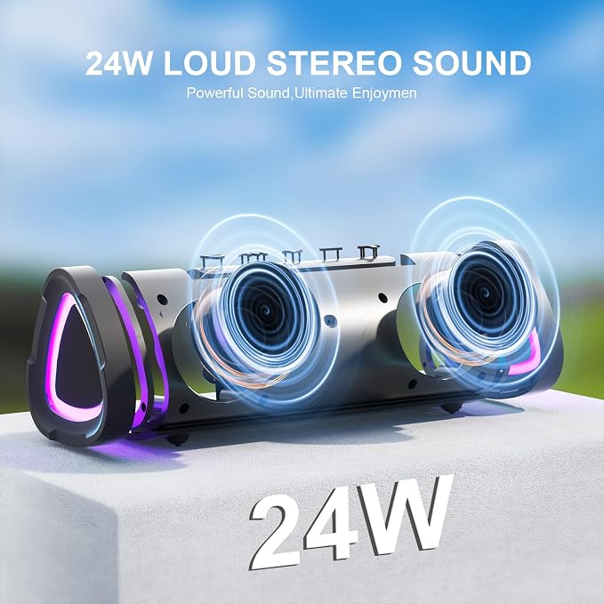 Vanzon V40 Bluetooth Speakers, Wireless Portable Bluetooth Speaker - Image 4