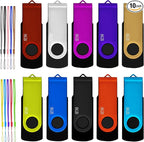 8GB USB Flash Drive 10 Pack, Nicepicten USB 2.0 Thumb Drives Zip Drive USB 8GB by NicepictenUSBFlashDrive