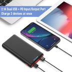 Portable Charger Power Bank 25, 5V/3A USB C in&Out Fast Phone Charging - Image 6