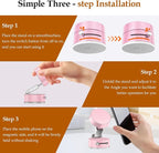 Foldable Vacuum Magnetic Suction Phone Holder, Retractable Magnetic Car Holder - Image 2