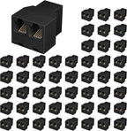 Uvital RJ12 6P6C 3 Female Telephone Line Splitters, Phone Jack Splitter by Uvital
