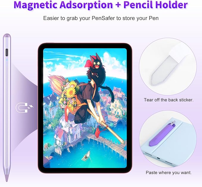 Stylus Pen for iOS&Android Touch Screens, Active Pencil for Samsung, Smart - Image 3
