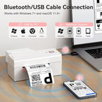 Bluetooth Thermal Shipping Label Printer, Wireless 4x6 Shipping Label Printer - Image 2