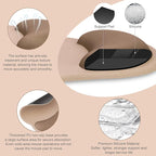 MOSISO Wrist Rest Support for Mouse Pad&Keyboard Set, Circle Curved Ergonomic - Image 2