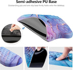 Mouse Pad Wrist Support, Laokiiy 2 in1 Keyboard Wrist Rest+ Ergonomic Mouse Pad - Image 4