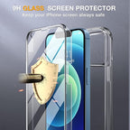 Miracase Glass Case for iPhone 12/12 Pro 6.1 inch, Upgraded Full-Body Rugged - Image 5