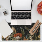 Large Gaming Mouse Pad for Desk, Cute Forest Mushroom Desk Mat, Starry Night - Image 7