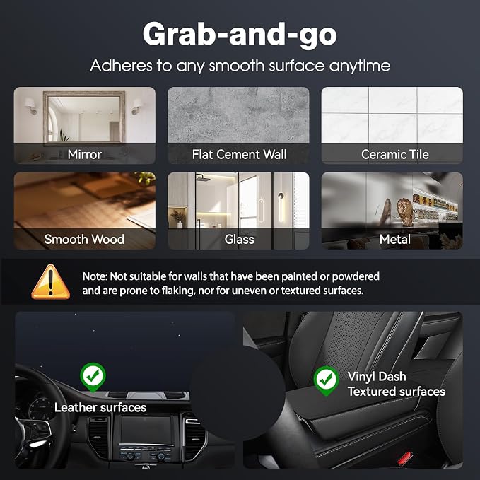 Vacuum Magnetic Suction Phone Holder, Foldable and Retractable Hands-Free - Image 7
