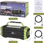 Portable Bluetooth Speaker 120W Peak 80W Wireless Speakers, TWS Pairing - Image 7