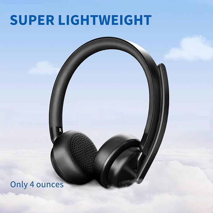 USB Headset with Microphone for PC, Computer Headset with Noise Canceling - Image 7