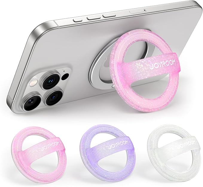 JOYROOM Magnetic Phone Grip, Silicone Finger Loop Grip Phone Grip - Image 8