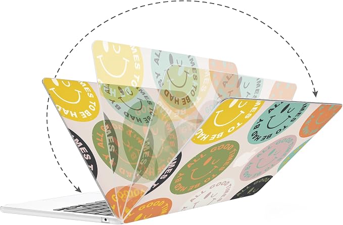 G JGOO Compatible with MacBook Air 13 inch Case 2025 2024 2023 2022 M4 A3240 M3 - Image 3