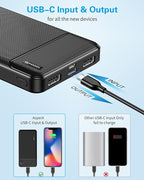 AsperX 2-Pack 10000mAh USB C Output Portable Charger Power Bank Fast Charging - Image 3