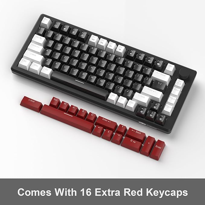 MageGee 75% Mechanical Gaming Keyboard, Compact Blue Backlit Wired Gaming - Image 6