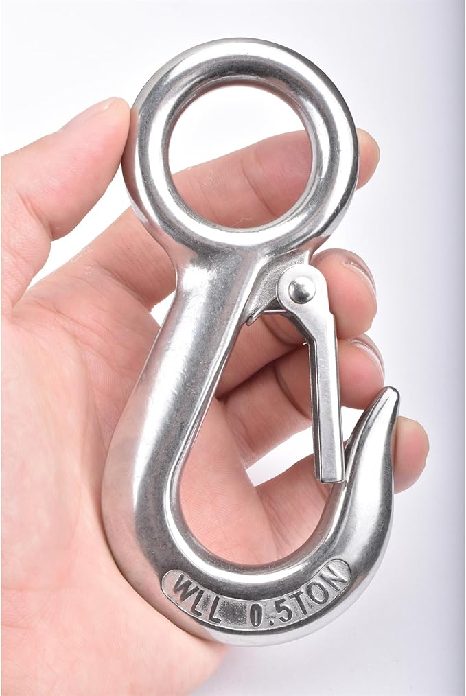 Alele 0.5T Crane Scale Grab Hooks, Slip Hooks, Stainless Steel Lifting Hook by AleleBeautyofmetal