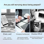 Computer Privacy Screen 24.5 Inch Removable Privacy Shield Anti Glare Monitor - Image 4