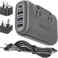 SOKOO 220v to 110v Voltage Converter, International Universal Travel Adapter by SOKOO