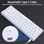 DIERYA T68SE 60% Gaming Mechanical Keyboard, Ultra Compact Mini 68 Key - Image 6