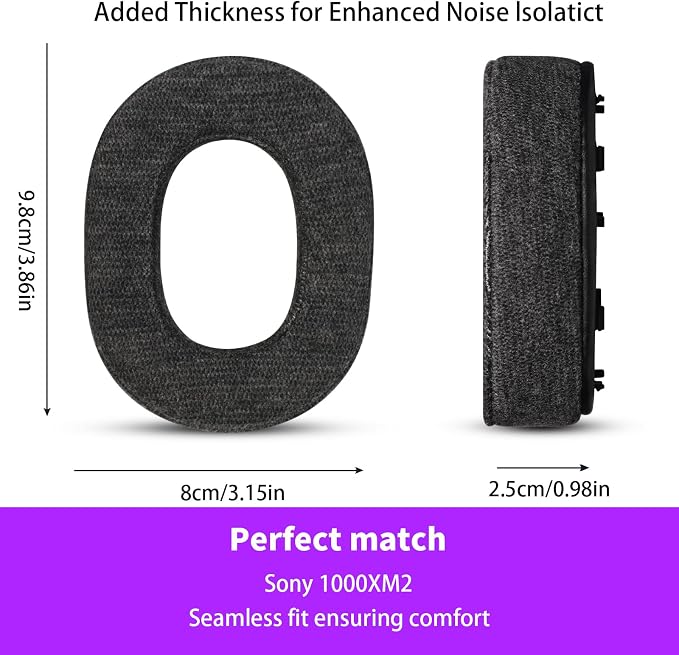 Skin-Friendly Cotton Replacement Earpads - Image 4