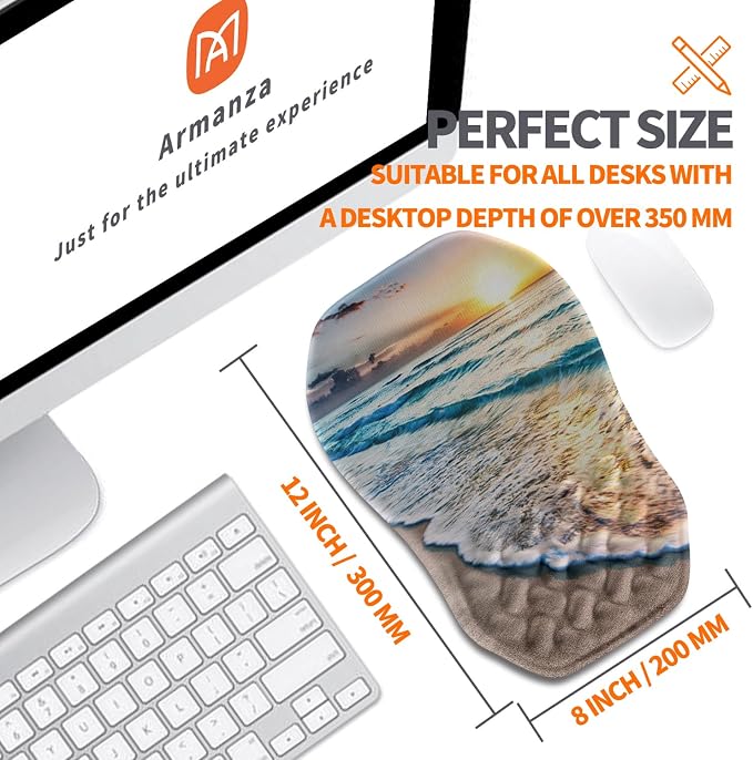 Ergonomic Slope Mouse Pad Wrist Support, Wrist Rest Mousepad - Image 5