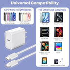 Fast Charger for iPhone 16/15 Charger, 10FT Extra Long Fast Charging 3Pack - Image 6