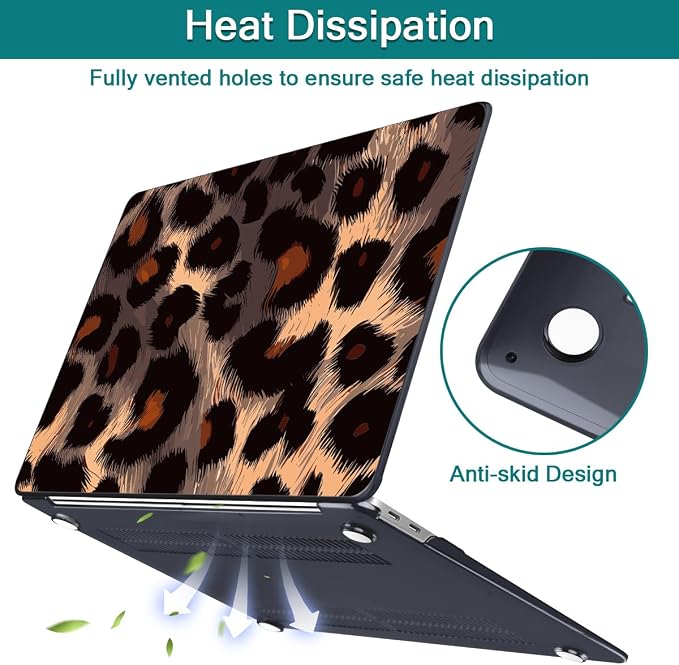 Teryeefi for MacBook Pro 13 inch Case 2022 2021 2020-2016 Release, Design Hard - Image 6