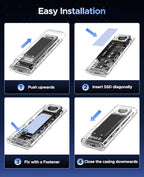 ORICO 40Gbps M.2 NVMe SSD Enclosure - Image 7