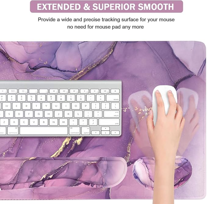 Large Mouse Pad and Keyboard Wrist Rest, Desk Pad - Image 5
