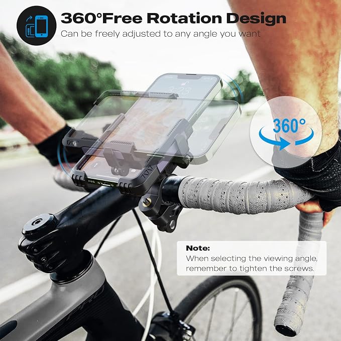 New Upgraded Bike Phone Mount Holder Two Connectors Quickly Lock and Release - Image 6