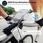New Upgraded Bike Phone Mount Holder Two Connectors Quickly Lock and Release - Image 6