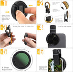 52MM Variable ND2-ND400 Filter, Ultra Slim Multi-Coated Adjustable Neutral - Image 5