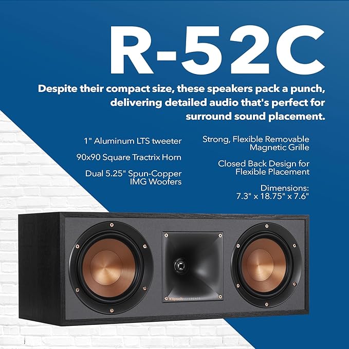 Klipsch Reference 5.2 Home Theater System, Bundle 2X R-625FA Floorstanding 2X - Image 4