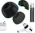 Compatible with AirPods Pro 2nd/1st Generation Silicon+Memory Foam Replacement by POHGELAN