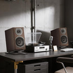 Metal Desktop Speaker Stands Pair, 15° Tilted Steel Tabletop Bookshelf Speaker - Image 7