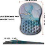 Mouse Pad Wrist Support, Ergonomic Mouse Pad - Image 4