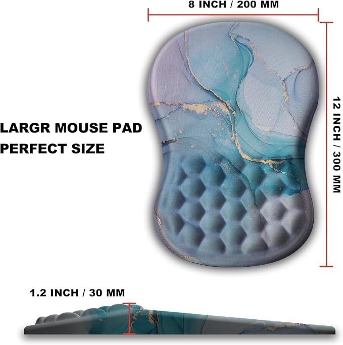 Mouse Pad Wrist Support, Ergonomic Mouse Pad - Image 4