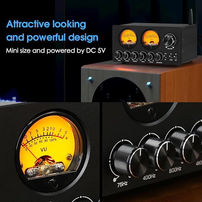 Douk Audio 5 Band Equalizer Bluetooth EQ Preamp - Image 5
