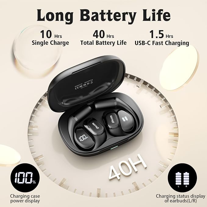 Open Ear Headphones, Over Ear Earbuds - Image 2