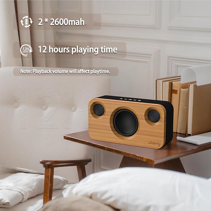 Bluetooth Speaker with Deep Bass, 40W Wireless Portable Speaker with AUX - Image 4
