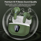 Wireless Earbuds, IP7 Waterproof in Ear Earphones, LED Display Ear buds - Image 3