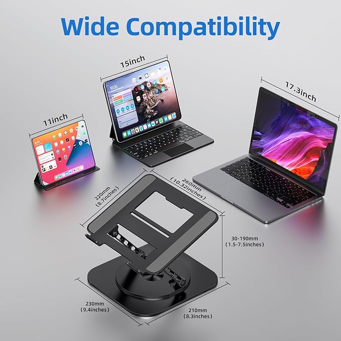 Laptop Stand for Desk, Ergonomic Laptop Riser - Image 4
