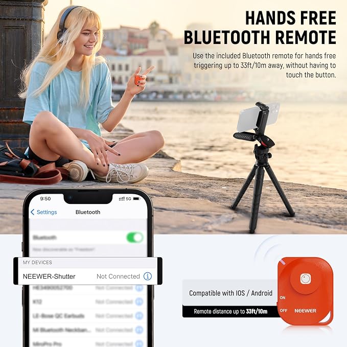 NEEWER Mini Flexible Tripod for iPhone & Camera - Image 2