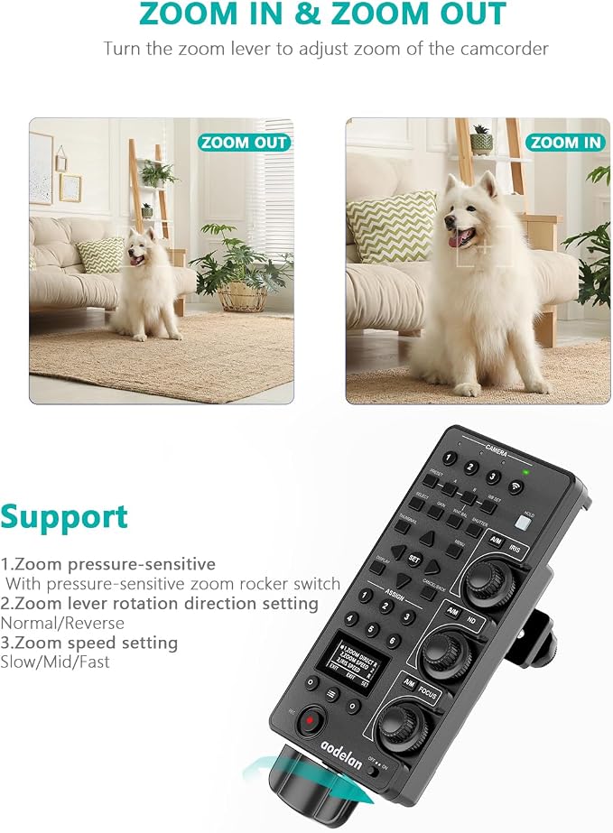 Wireless Camcorder lanc Zoom Controller - Image 8