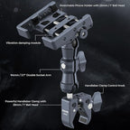 Riding Phone Holder Kit, Include Dual Socket Arm/Handlebar Strong Rod - Image 2