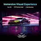 KTC 24 inch Monitor, Fast IPS 1080p 144Hz 165Hz 1ms, 125.25% sRGB, Borderless - Image 4