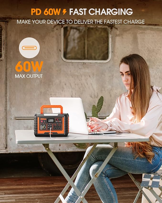 EBL 1000W Solar Generator with 200W Portable Solar Panel, Power Station 1000W - Image 6