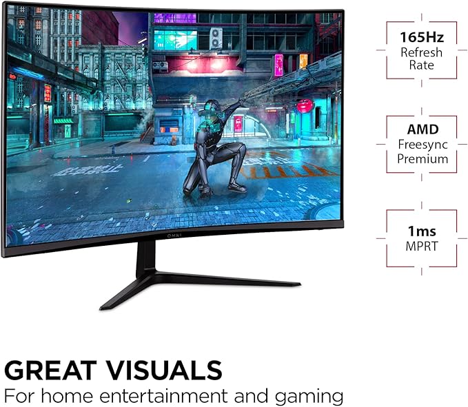 ViewSonic VX3218C-2K 32 Inch Curved 1440p 1ms 165Hz Gaming Monitor - Image 3