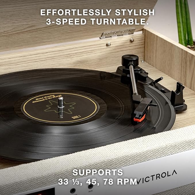 Victrola Century 6-in-1 Vinyl Record Player & Music Center – 3-Speed Turntable - Image 7